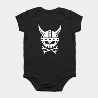 Viking Skull And Crossbones (Graphic) Baby Bodysuit